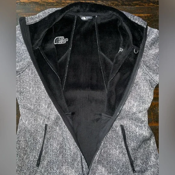 North Face Apex Chromium WindWall Jacket Houndstooth Thermal Women’s Large - Picture 4 of 6